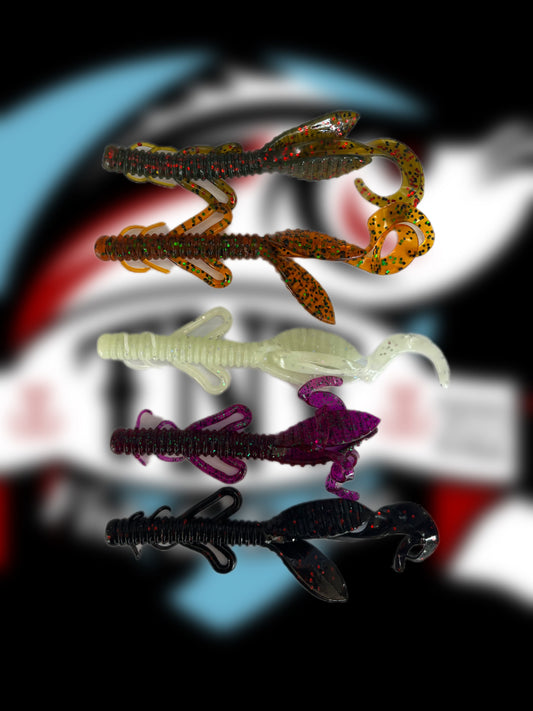 Adrenalin Ribbed Mongrel Soft Lures