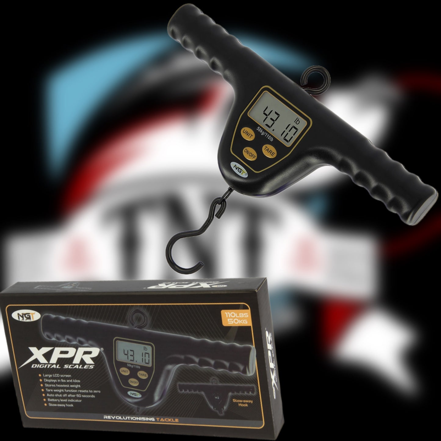 XPR Digital Scales – With Tape Measure, 110lb / 50kg Capacity