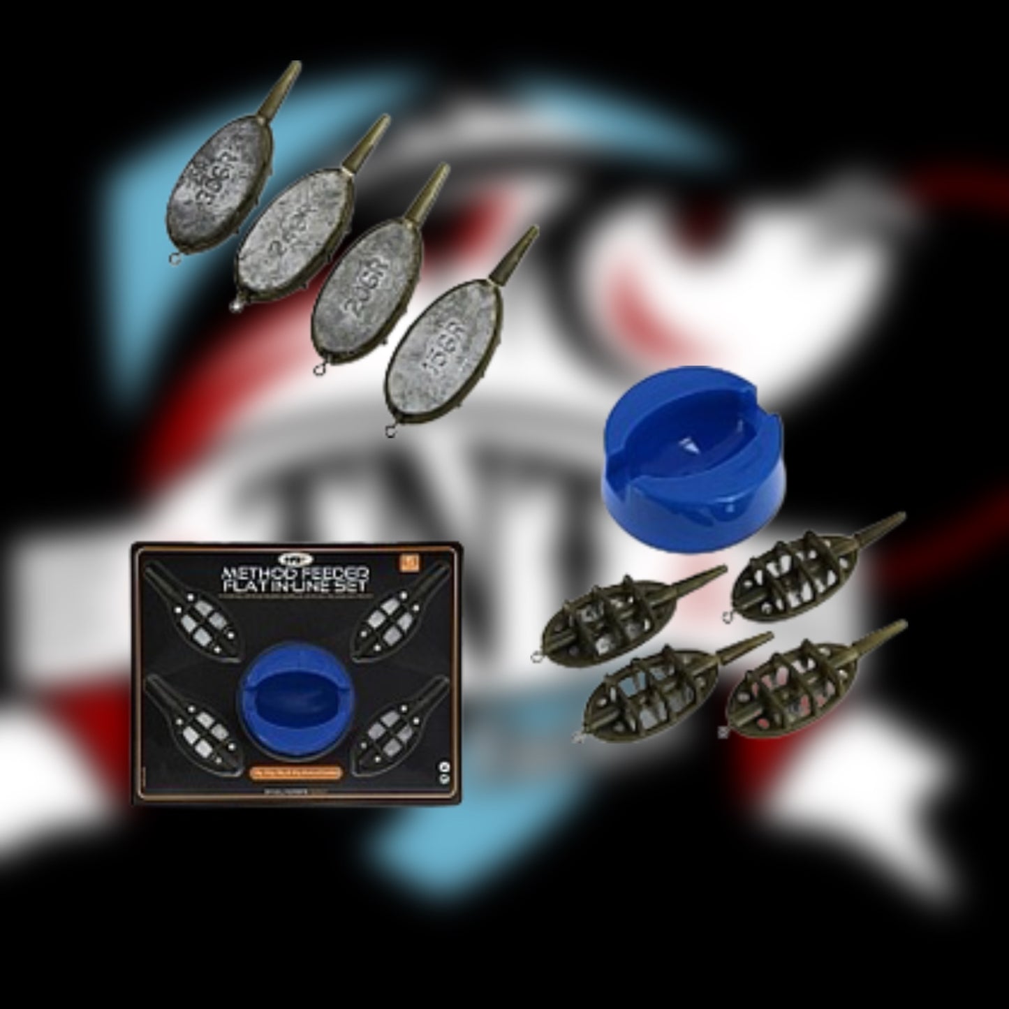 NGT Method Feeder Set -4 Inline Feeders and Mould