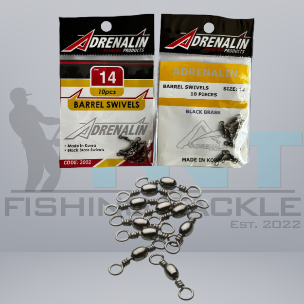 Adrenalin Black Barrel Swivels
