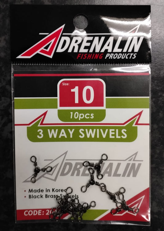 3 way barrel swivel