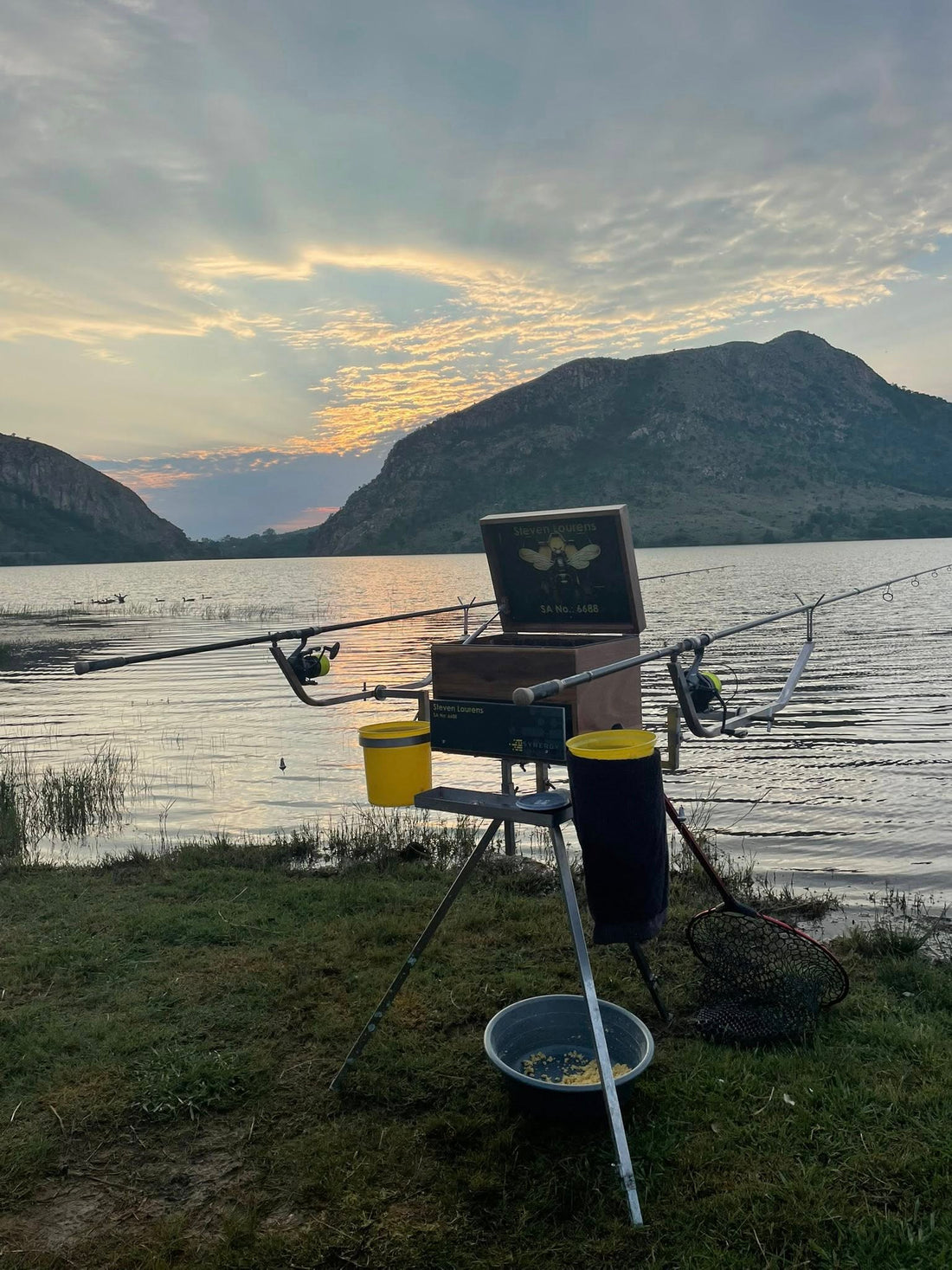 Fishing at Olifantsnek Dam, Rustenburg