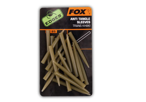 Edges Anti tangle sleeves x 25 trans khaki