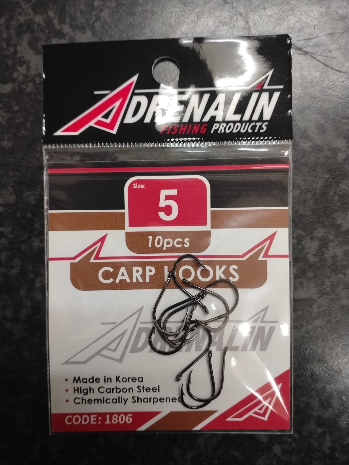 Adrenalin Carp Hooks (10pc)