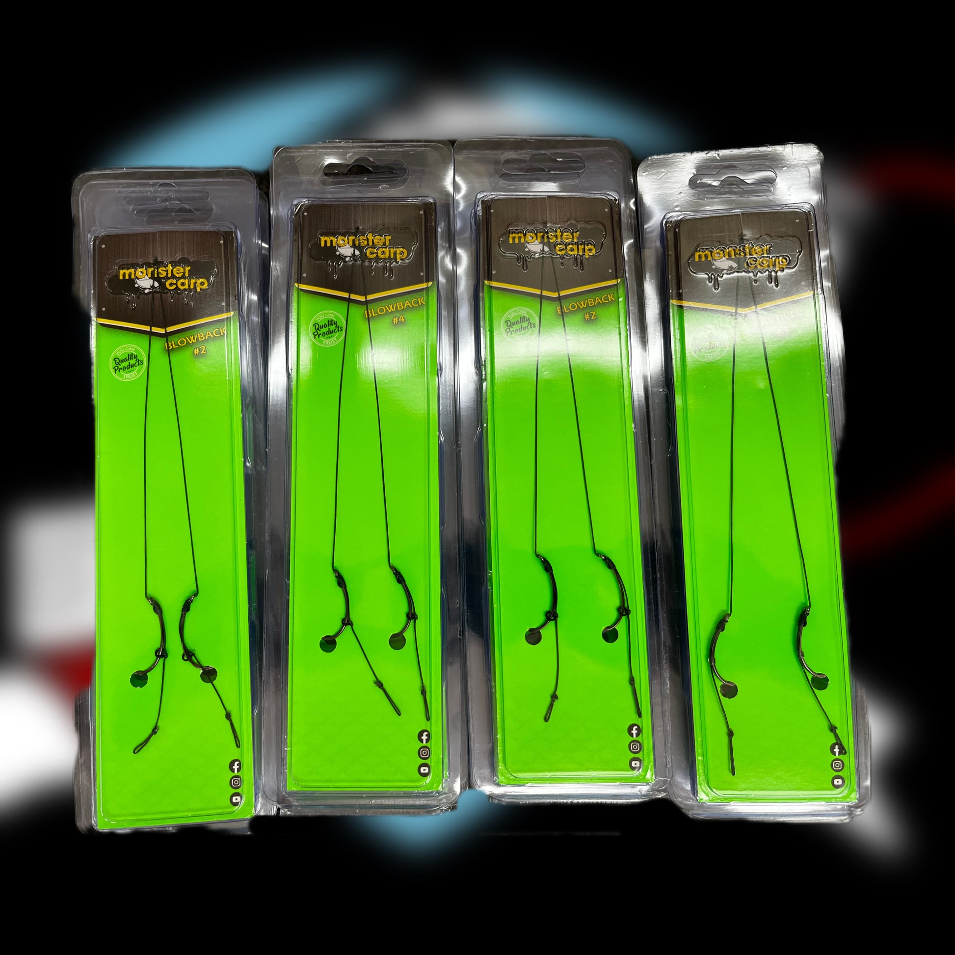 Monster Carp Hair Rigs (2pc) – TNT Fishing Tackle