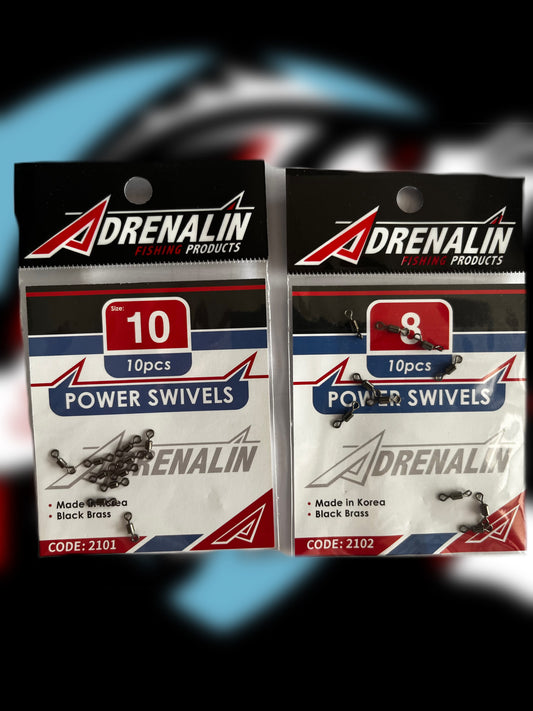 Adrenaline Black Power Swivels