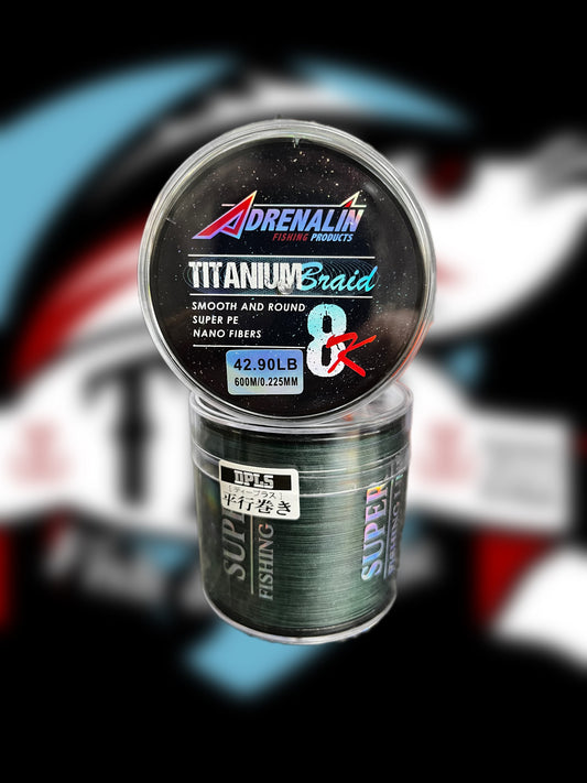 Adrenalin Titanium Braid 8x 600m