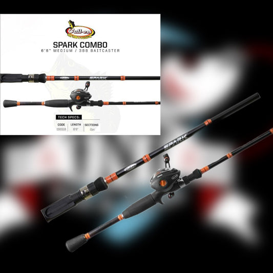 Cullem Spark 6.6ft Baitcaster Combo