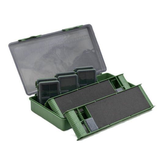 Monster Carp Rig Tacklebox with rig bits boxes