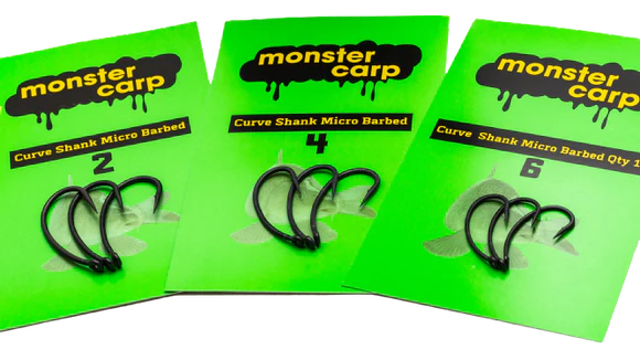 Monster Carp Curve Shank Hooks