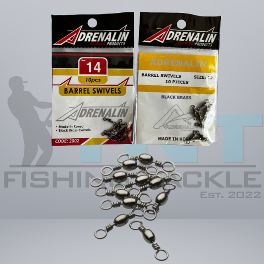 Adrenalin Black Barrel Swivels