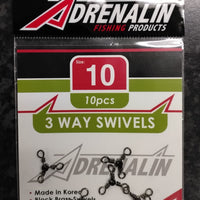 3 way barrel swivel