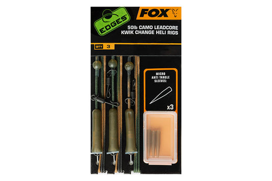 Edges Camo Submerge Heli rigs Kwik Change Kit 40lb