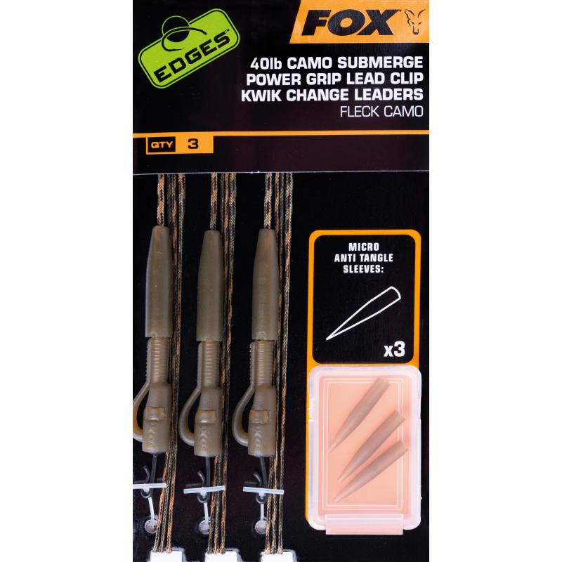 Edges Camo Submerge Power Grip Lead Clip Kwik Change Kit 40lb