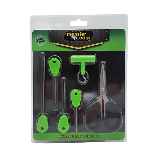 Monster Carp Baiting Needle & Scissor Set