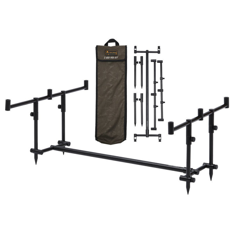 Prologic avenger pod kit & carrycase 3 rod
